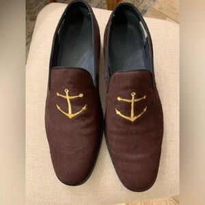 Mens Sperry Smoking Loafers Size 13 - Maroon